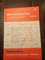 Landeskarte Beromünster 1:100'000, CH Karte Nr. 32, 1976