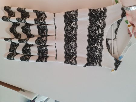 Damen Kleid Spitze Grösse M/L
