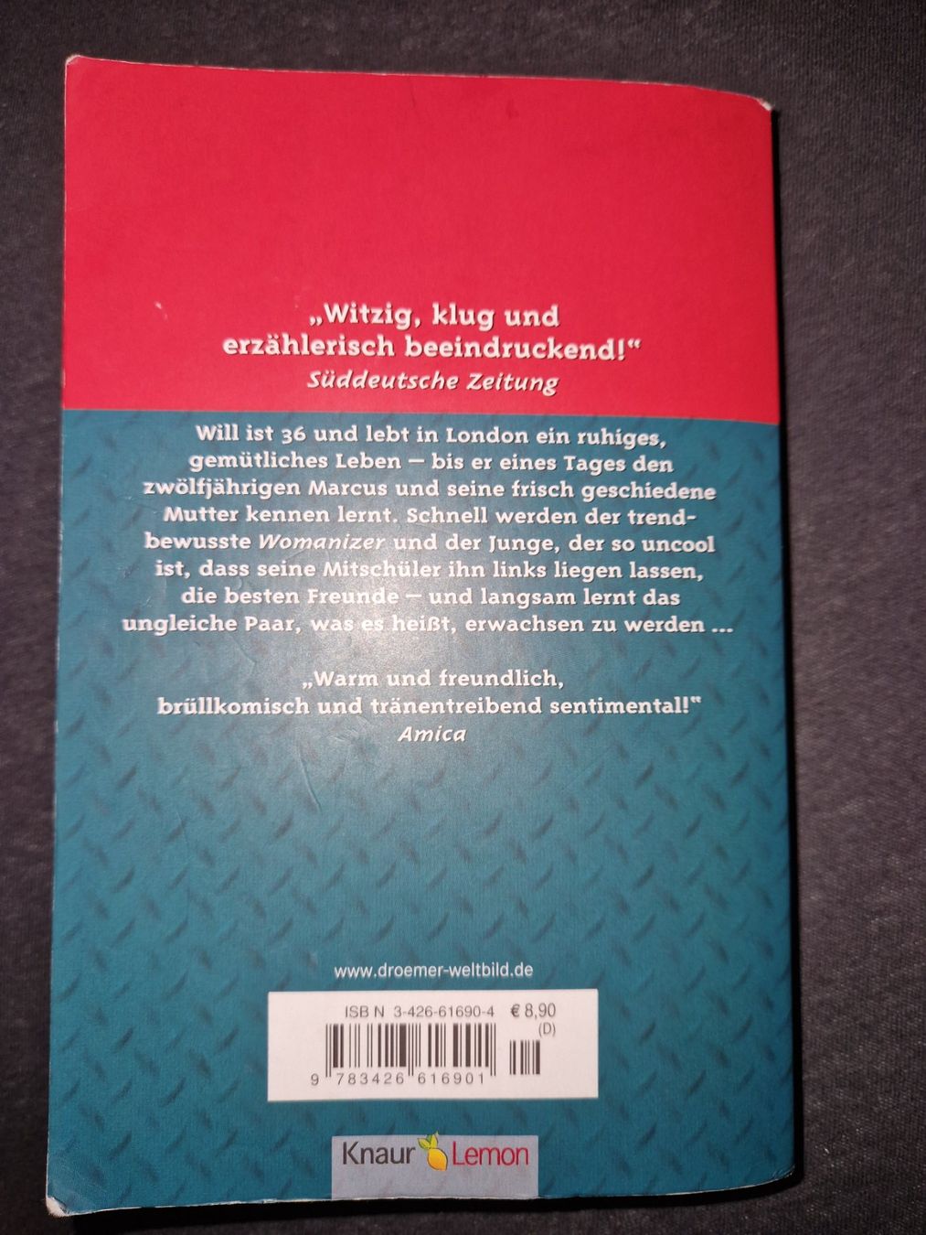 Libri: About a Boy, Deutsch, Nick Hornby – Usato da Hinwil venduto da claudia.0000 1