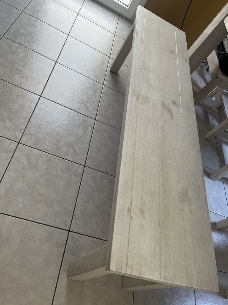 Set de table et chaises: Esszimmermöbel weiss Retro – D'occasion à Altstätten SG par gam61 2
