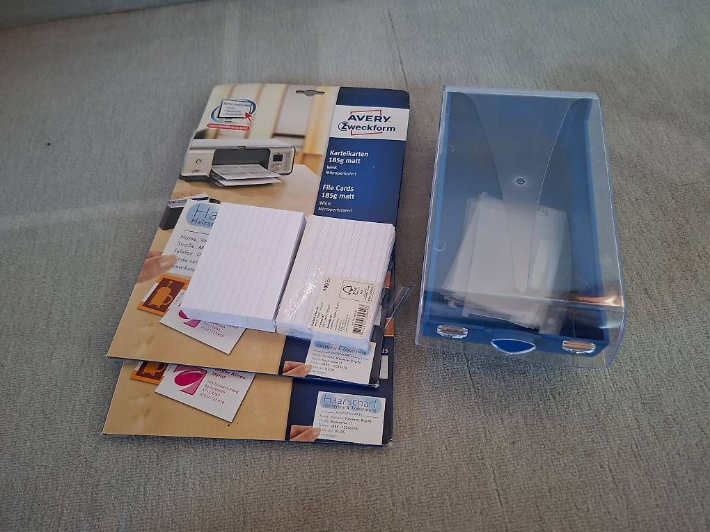 Altro materiale scolastico: Karteikarten Set – Usato da Balgach venduto da pas_62wb