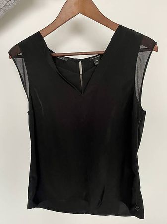 Elegantes Blusen-Shirt schwarz Maison Scotch