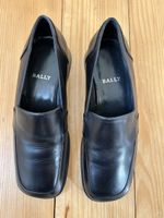 Bally, chaussures femme en cuir noir, taille 36, neufs 