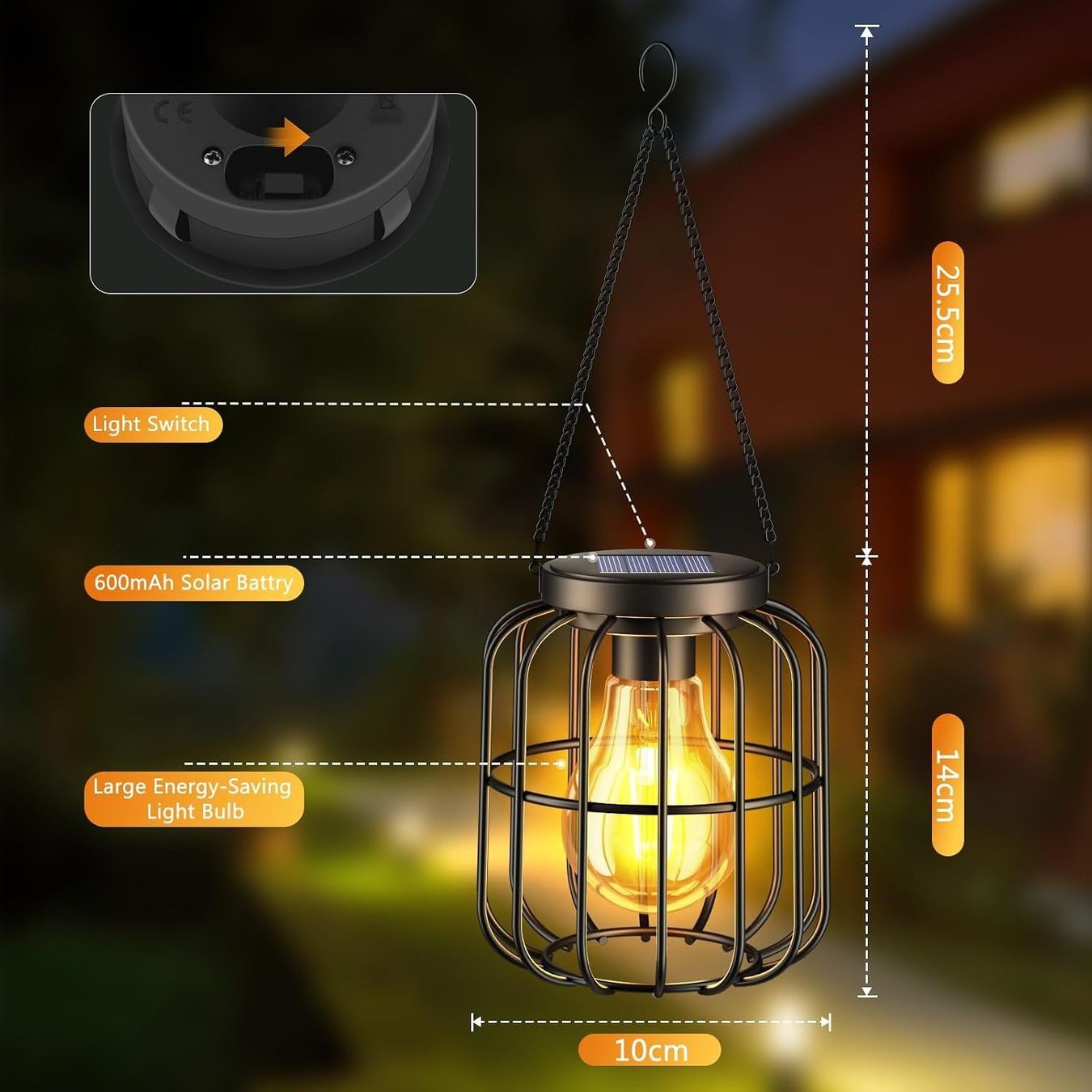 Lampade: 2x Solarlampen Außen 2er Set IP65 – Nuovo e nell'imballaggio originale da Nuglar venduto da SmartLiving24 5