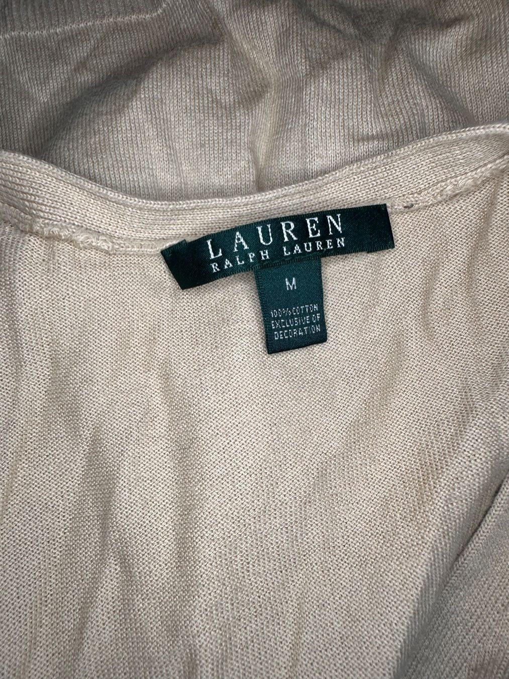 Ralph Lauren Maglioni & Felpe: Ralph Lauren Kardigan m beige – Usato da Pfaffhausen venduto da Klaras_second_hand 4