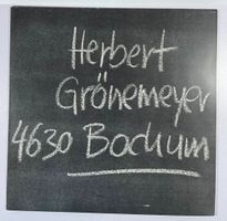 LP: HERBERT GRÖNEMEYER - 4630 Bochum (1984)