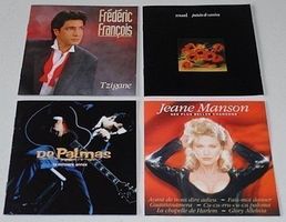 collection 4CD's-Jeane Manson, F. François, Renaud, dePalmas