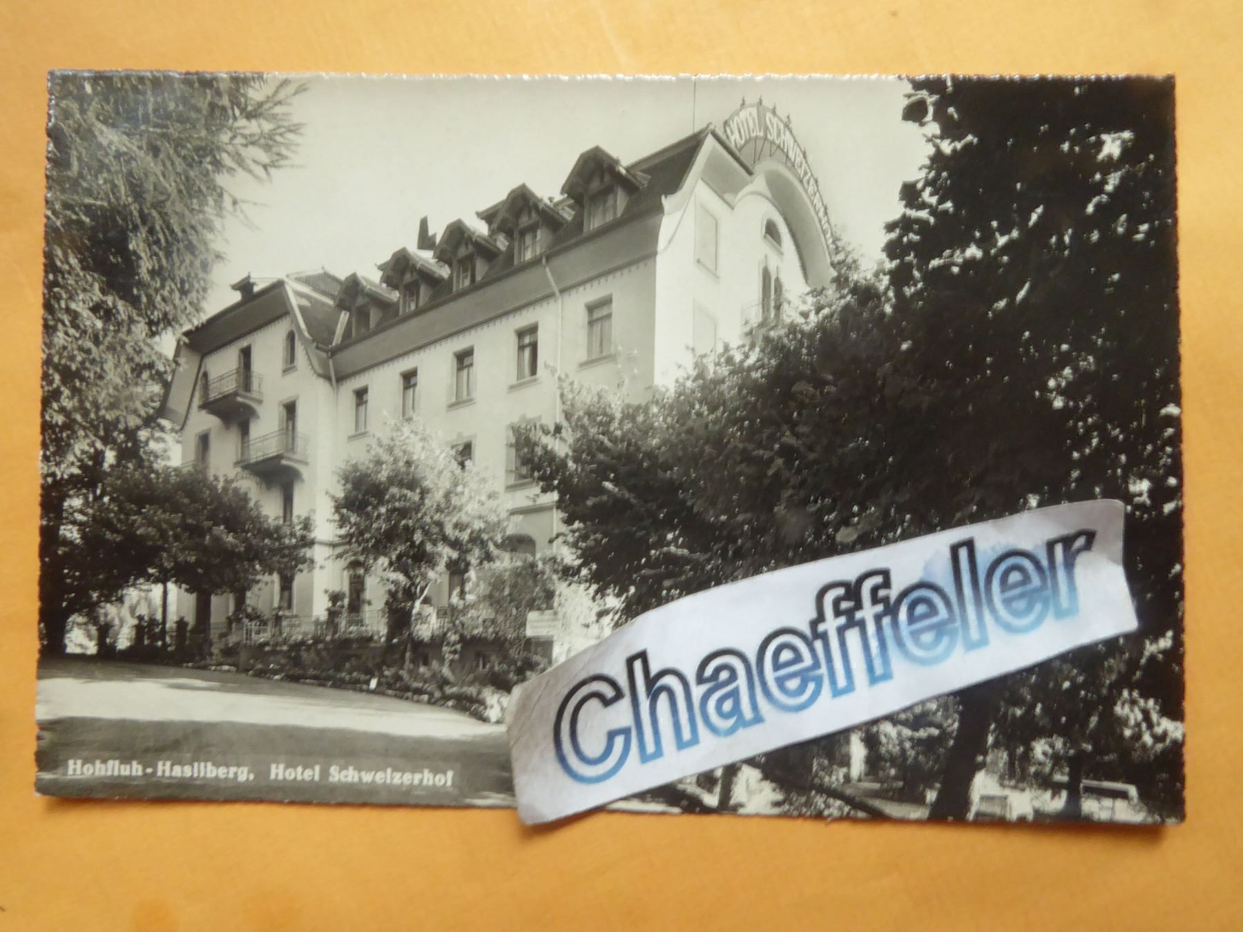Ansichtskarten: 1947 Hohfluh - Hasliberg, Hotel Schweizerhof – Gebraucht aus Zürich von Chaeffeler