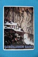 Schöllenen - Bahn, FO / MGB, Teufelsbrücke, Blechpostkarte