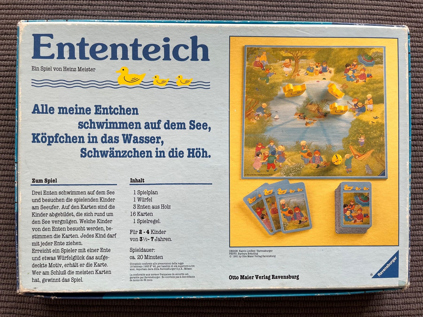 Ravensburger Jeux: Ravensburger Spiel Ententeich – D'occasion à Zürich par Gurkis 1
