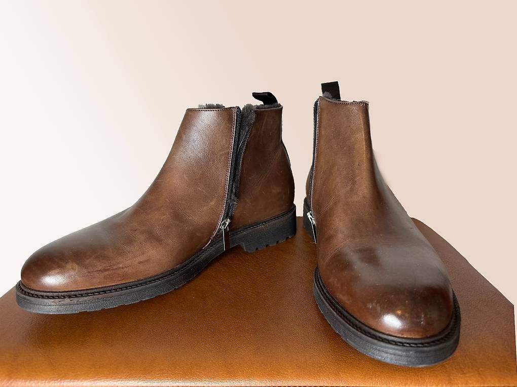 Scarpe da uomo: Winter Ankle Boots elegante Stiefelette Grösse 43 – Nuovo (secondo la descrizione) da Kriens venduto da SupiDupiDeal 1