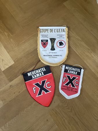 Trophée Coupe UEFA Neuchâtel Xamax AS Roma 1995 Fait Main 30