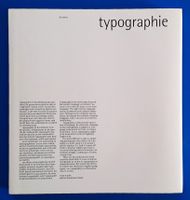 OTL AICHER: Typographie. Top erhalten, 2. durchges. Ausgabe