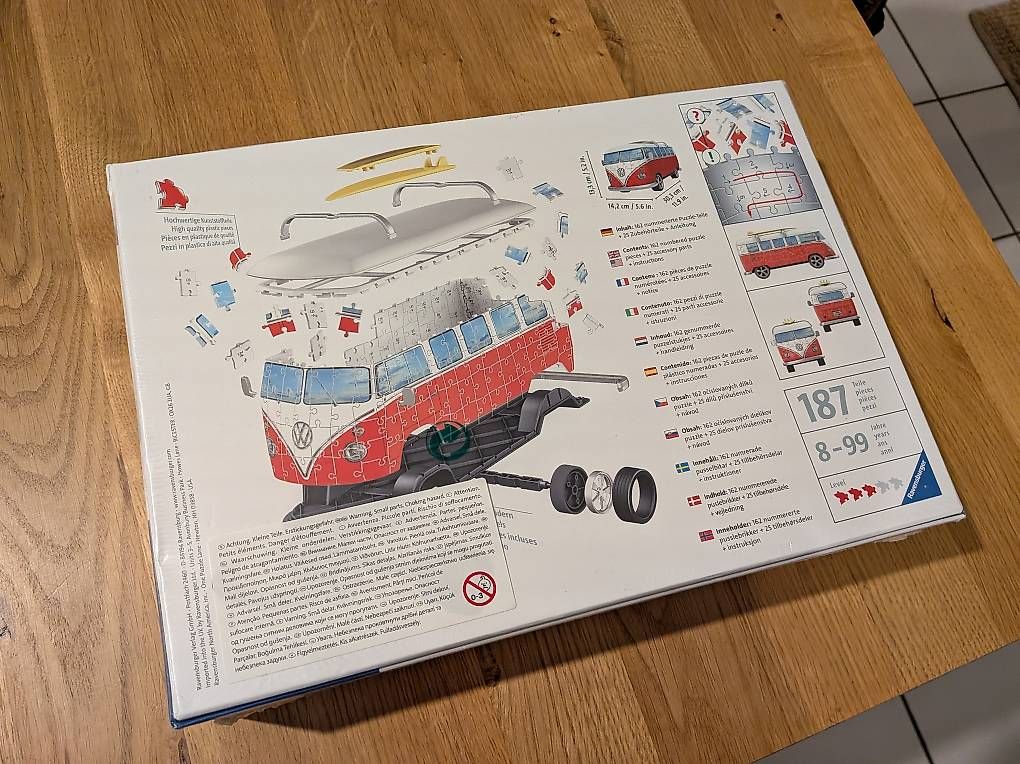 Puzzles: Puzzle 3D VW T1 combi – D'occasion à Neuchâtel par Chirusso