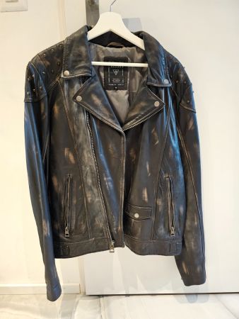 Guess Lederjacke mit Nieten