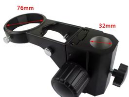 Original Mikroskop Halterung, 76mm/32mm, Schwarz Top!