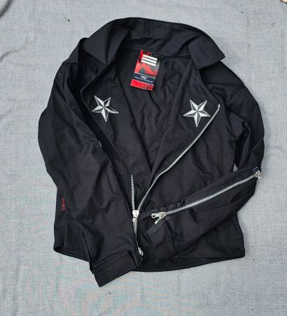 NEU! Stoffjacke / Bikerjacke Nautical Star Unisex M Omen