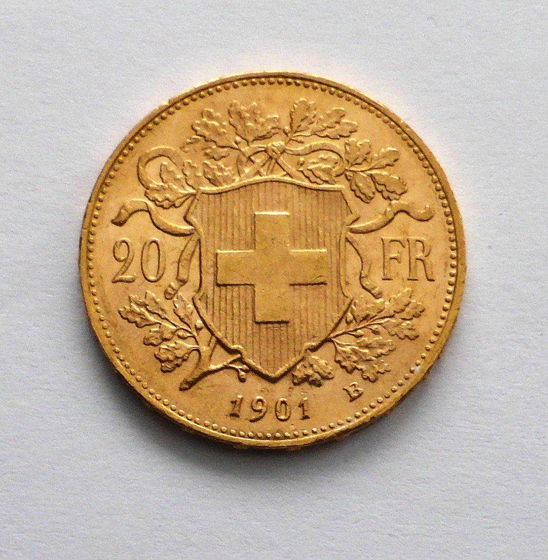 Tutti le monete: Vreneli 20Fr. 1901 - selten / rare ! – Usato da Buochs venduto da ema-coins