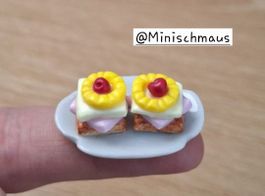 Toast Hawaii Handgemacht, auch für Maileg