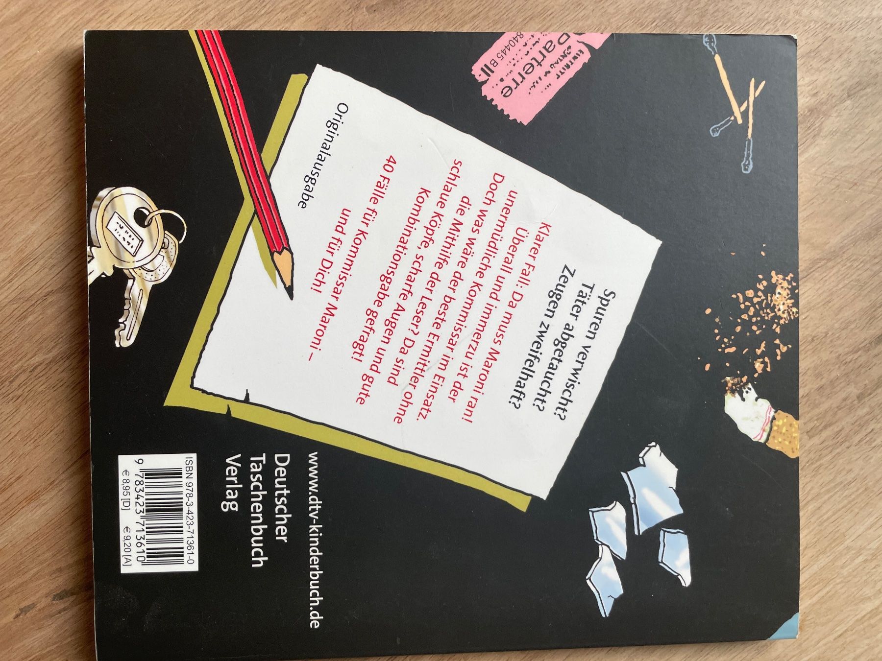 Livres: Ein Fall fuer Kommissar Maroni dtv Junior Buch – D'occasion à Zürich par jul_fbq8 1
