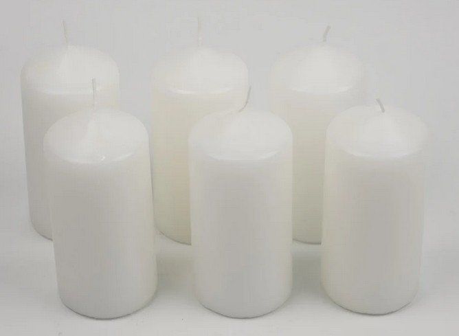 Candele: 6 Stk. Spitzkerzen 6x13cm – Nuovo e nell'imballaggio originale da Oensingen venduto da Liquidations-Shop
