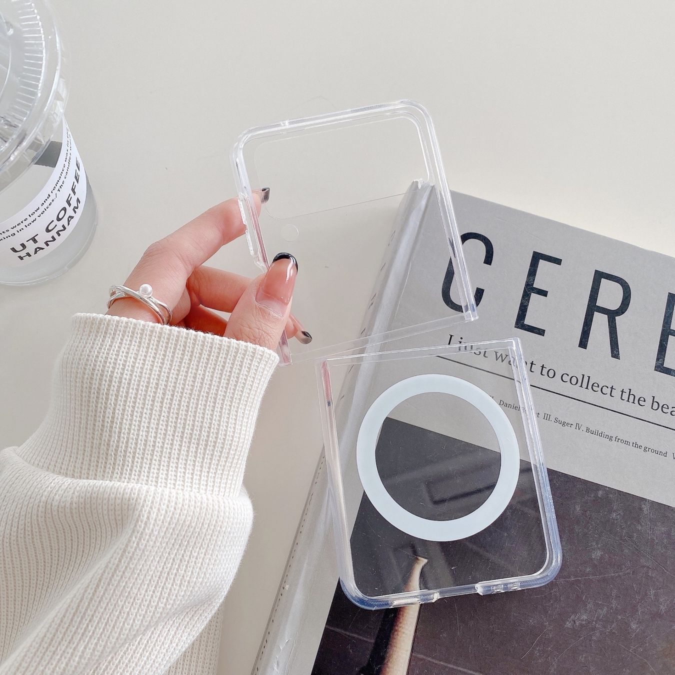 Covers & Schutzfolien: Z flip 6 - Coque semi rigide avec magsafe transparente – Neu und originalverpackt aus Morges von DigiAC 1