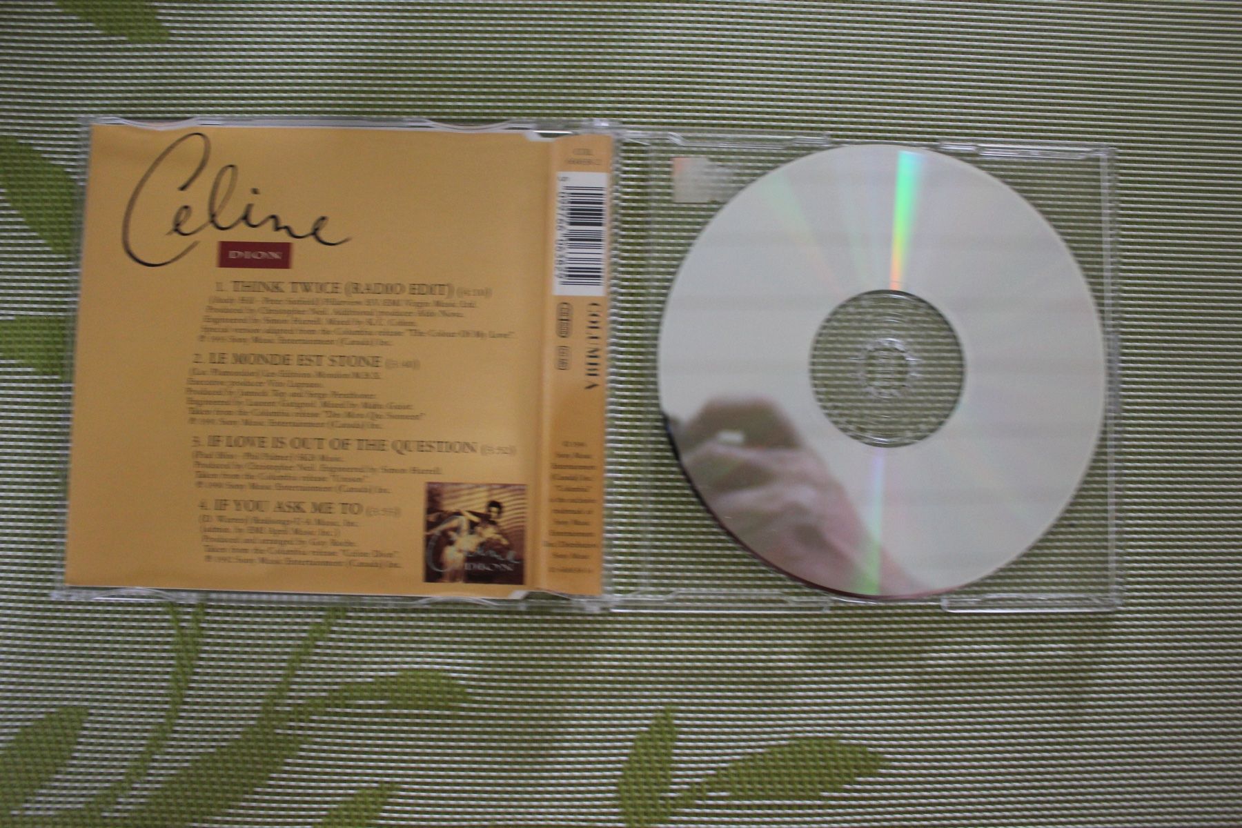CDs: Celine Dion Think Twice Maxi CD 90er 1994 – Gebraucht aus Geroldswil von CD-Verkauf-2022 1