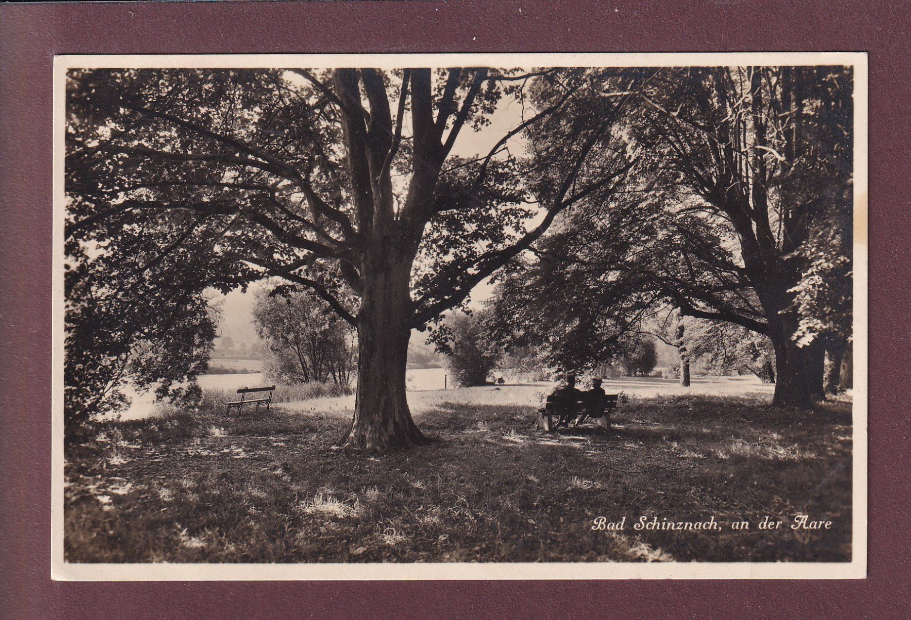Cartoline postali: BAD SCHINZNACH - An der Aare - 1932 – Usato da Pully venduto da nicecards