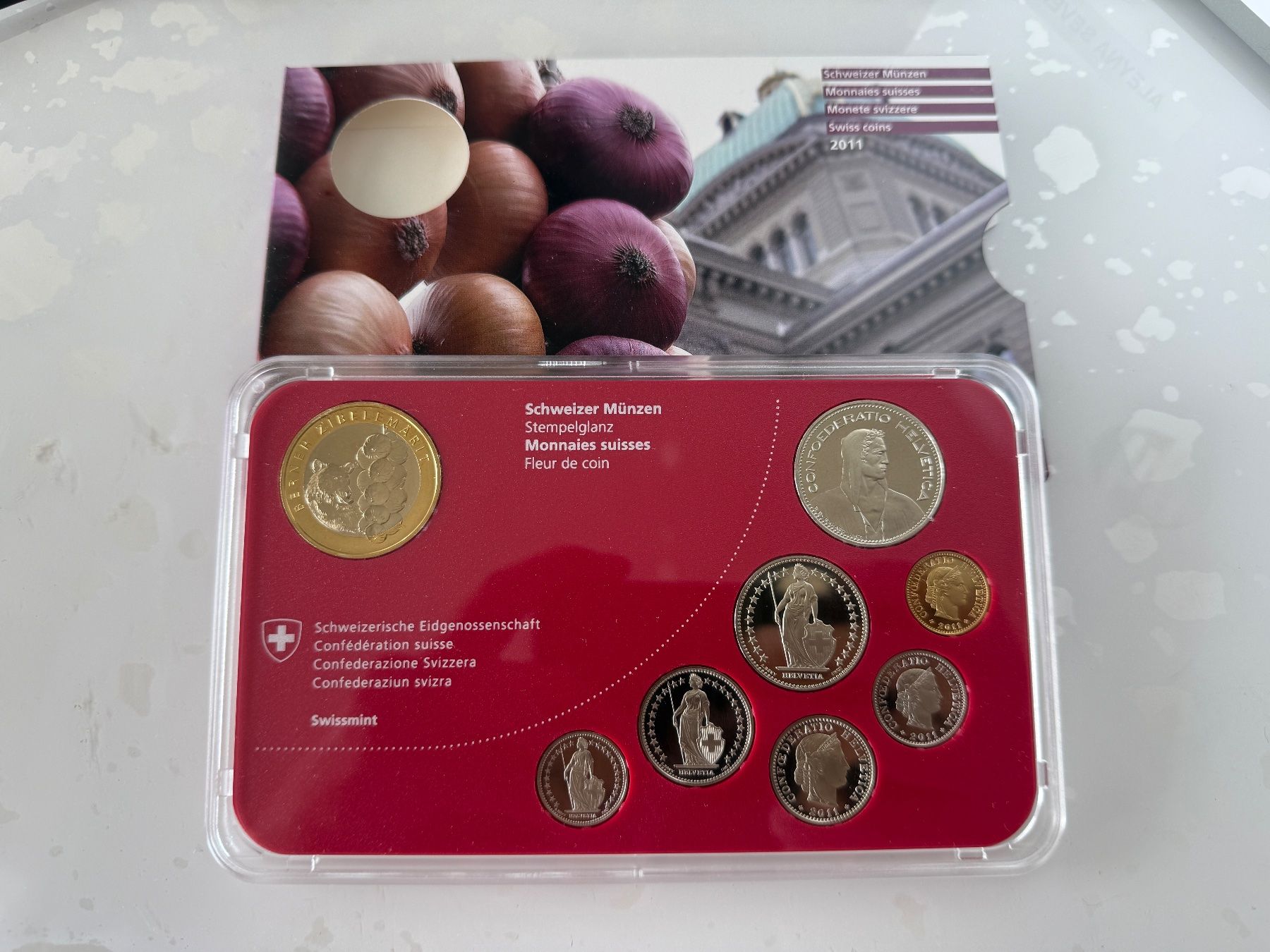 Tutti le monete: Schweizer Münzsatz 2011  Stempelglanz – Nuovo (secondo la descrizione) da Wallisellen venduto da SWISS_SILVER1 1