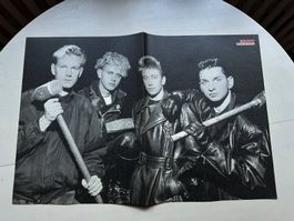 DEPECHE MODE tolle Berichte + Poster 80's Kult Synth Pop