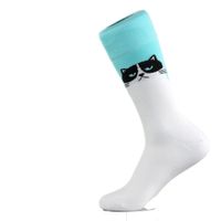 BUNTE DESIGN SOCKEN-Animal Faces Cattitude (Small 36-40)