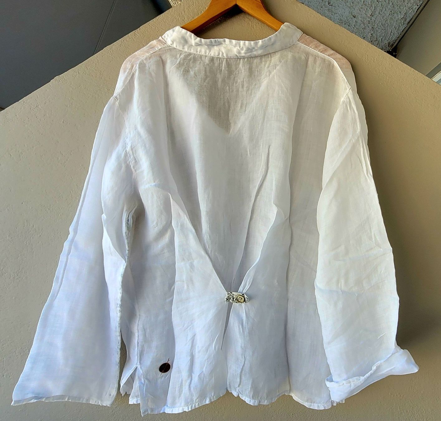 Hugo Boss Camicette: Luftige BOSS Orange Bluse, Leinengemisch M – Usato da Rüti ZH venduto da Kathleen 3