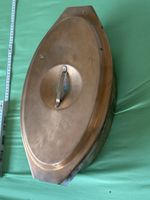 Kupfer Bräter oval mit Deckel und Einsatz (I21)