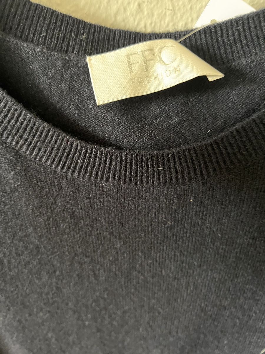 Vestiti: Strickkleid FFC, Gr. M, Wolle, blau – Usato da Solothurn venduto da Brini06 1