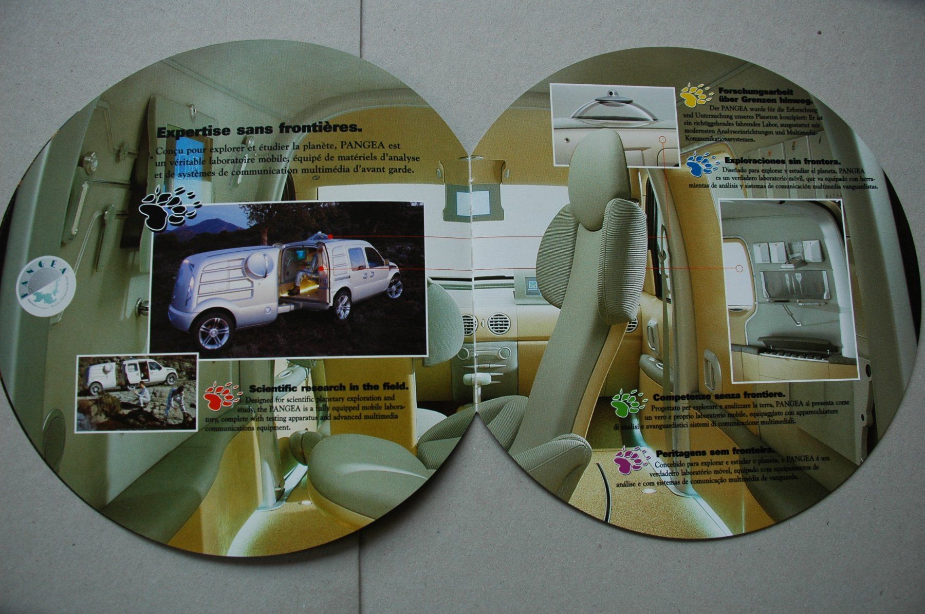 Renault Documenti: Concept Car Renault Pangea - Original-Prospekt – Nuovo (secondo la descrizione) da Malans GR venduto da Chueche427 2