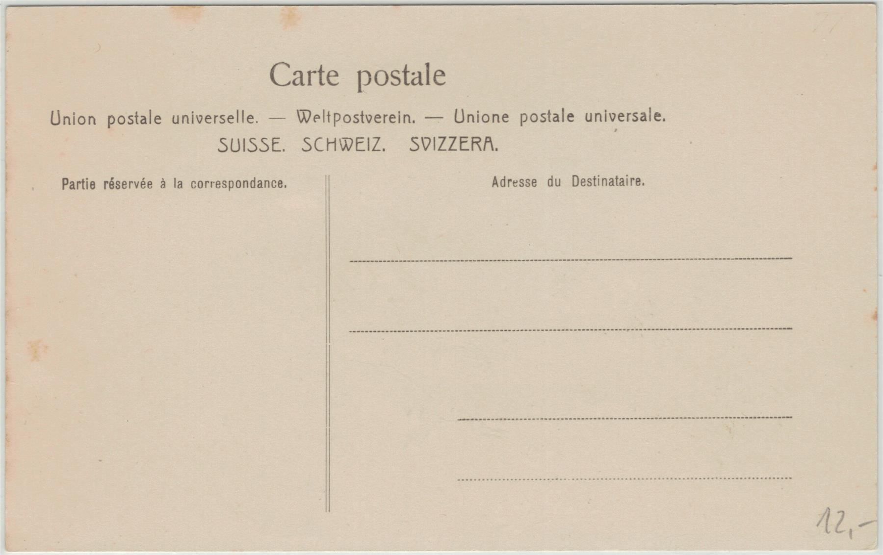 Ansichtskarten: TI 62 LUGANO Casa Wyss-Pozzi – Neu (gemäss Beschreibung) aus Fribourg von philafri 1