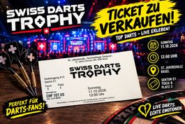 Ticket Swiss Darts Trophy 11.10.2026 Basel NachmittagSession