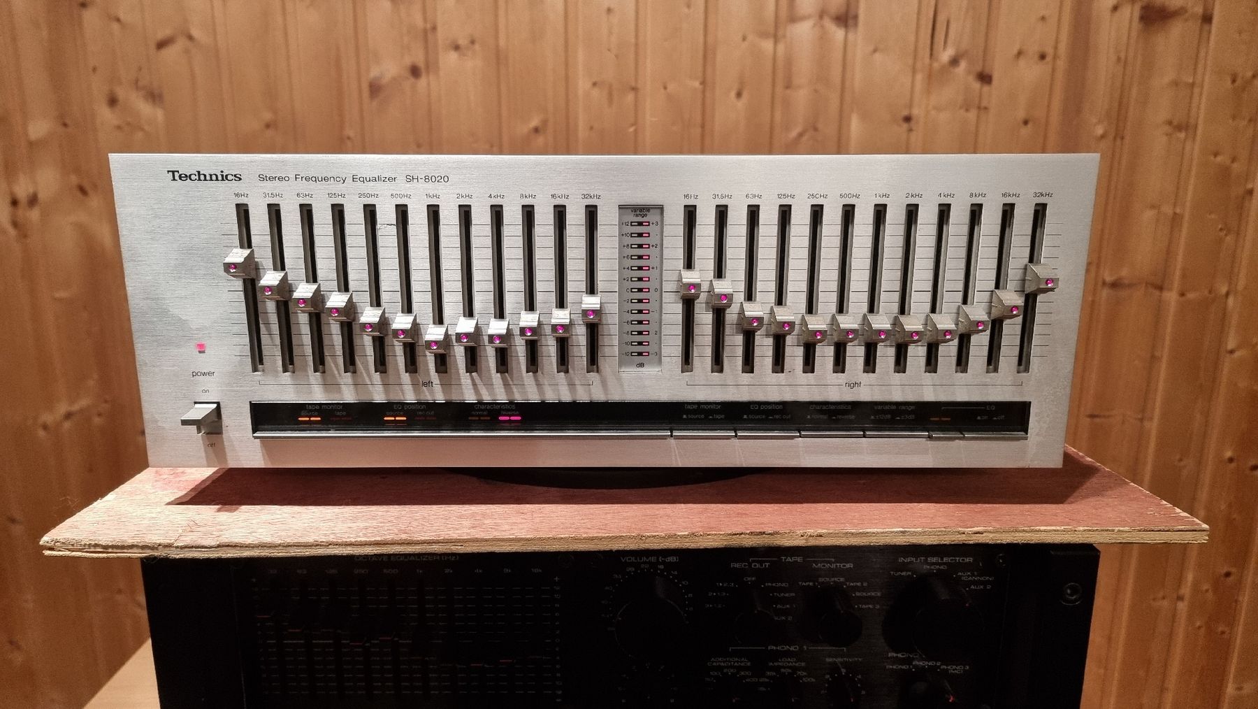 Technics Equalizzatori: Technics Stereo EQ SH-8020, 2×12 Band – Usato da Schöfflisdorf venduto da Silvervintage.CH