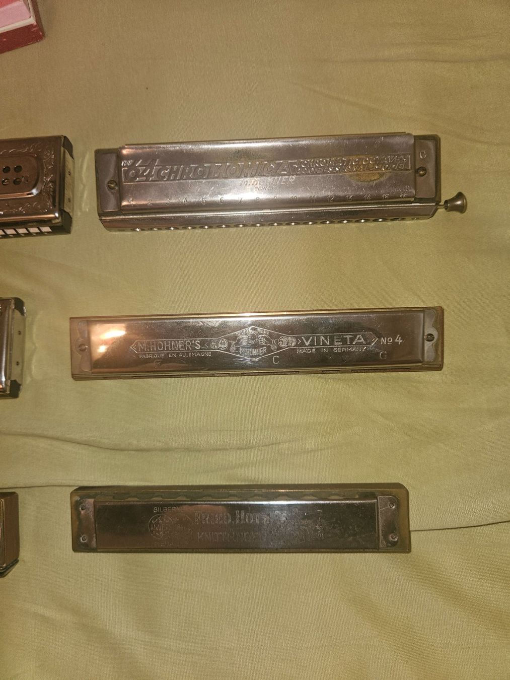 Hohner Musikinstrumente: 6 alte Mundharmonikas – Gebraucht aus Basel von FirstClass4000 5