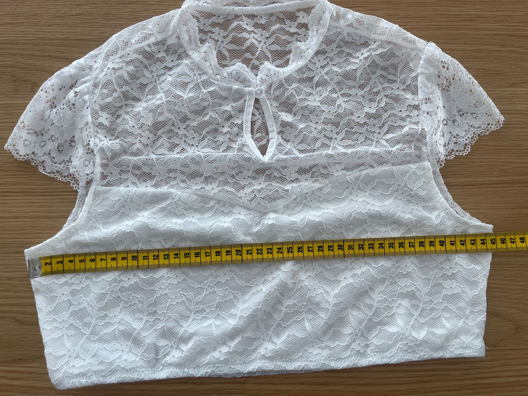 Camicette: Oktoberfest Dirndlbluse weiss ca. Gr. L – Nuovo (secondo la descrizione) da Reinach BL venduto da present4you 2