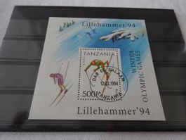 Sondermarke Tanzania 12.02.1994 Lillehammer