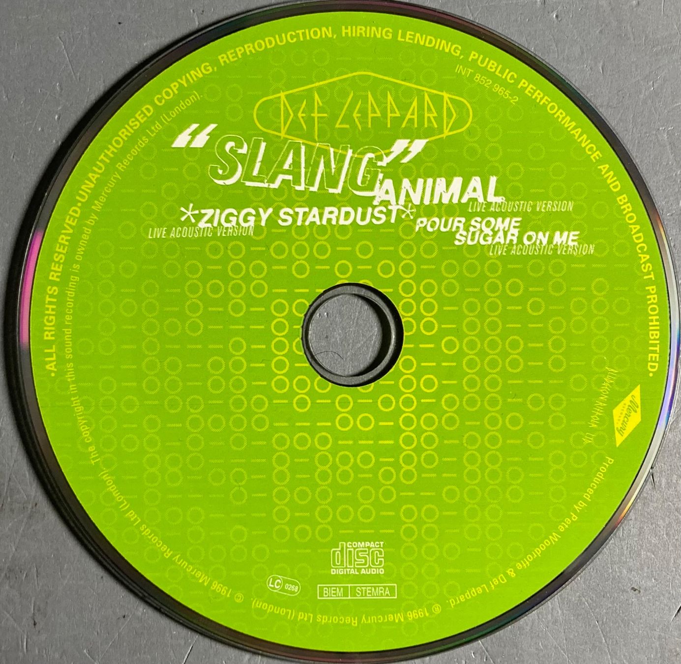 CD: DEF LEPPARD - SLANG – Usato da Poliez-Pittet venduto da Newtown-Records 1