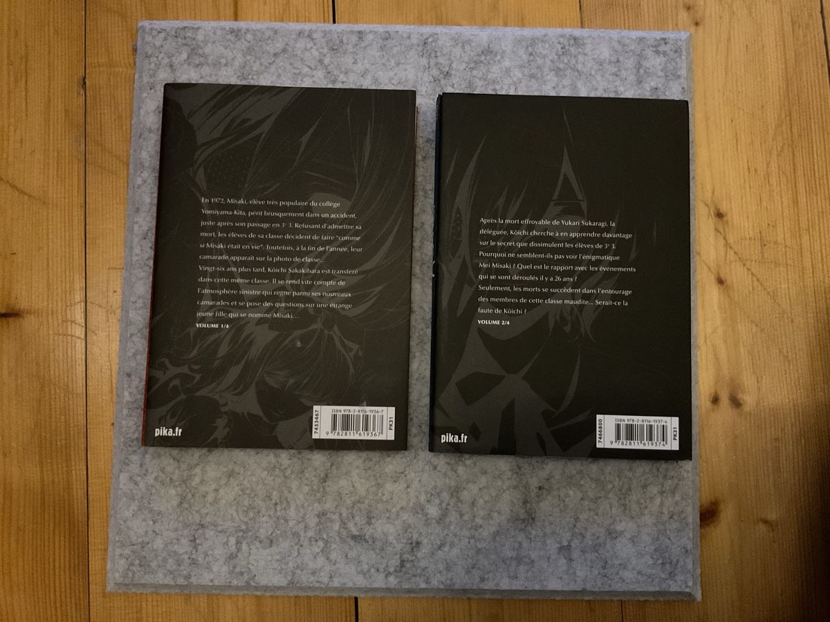 Fumetti: Manga Another Tomes 1-4 Pika Edition – Usato da Eclépens venduto da Shunyam 2