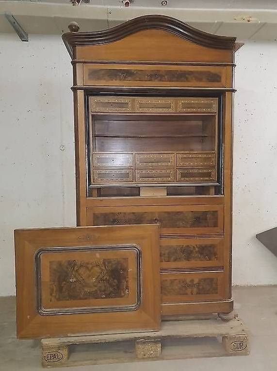Cassettiere: Antiker Sekretär Nussbaum – Nuovo (secondo la descrizione) da Braunau venduto da H-Wohnen 3