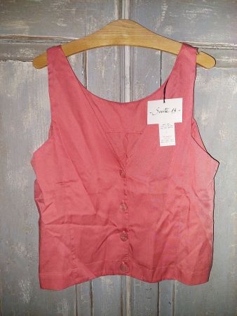 Suite 13 . Gilet aus Tencel coral XL