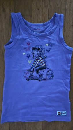 Sommer Top Lila, Lego Friends Motiv, Grösse 116 👍