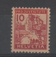 Pro Juventute 1915 SBK Nr. J3 * Katalogwert: 75.00 CHF