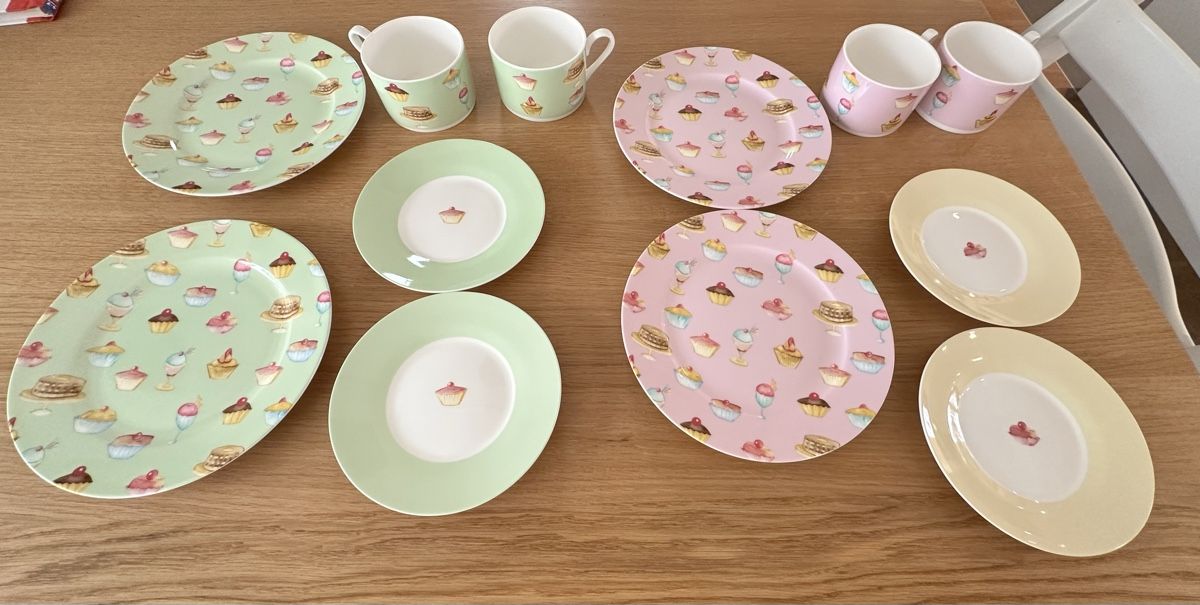 Geschirrsets: 4-teiliges Kaffee-/Kuchengeschirr – Neu (gemäss Beschreibung) aus Muttenz von sim_k77n