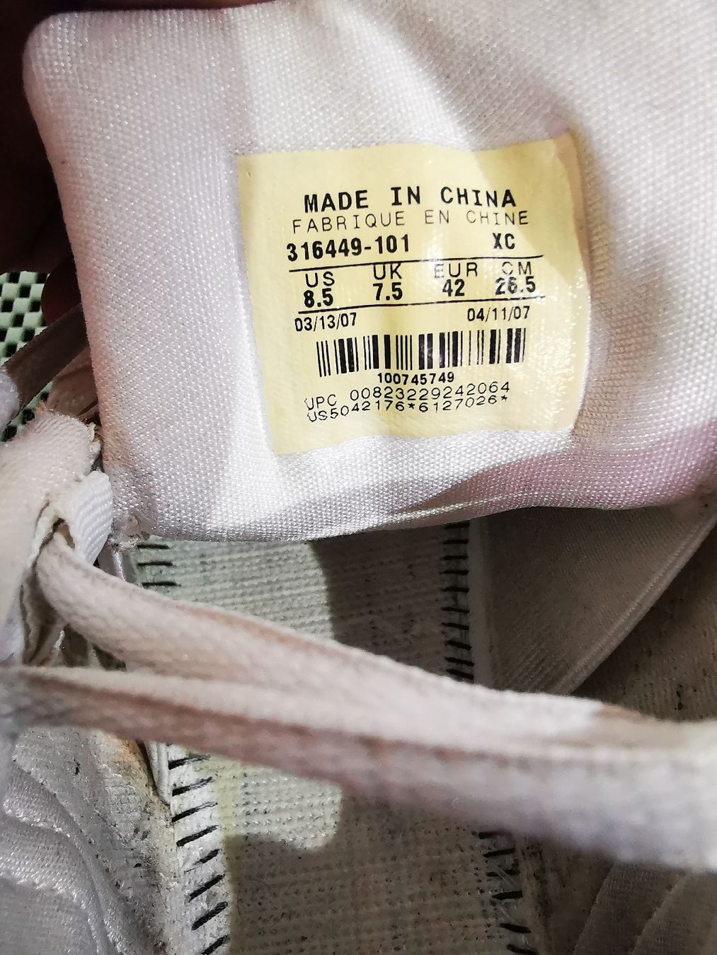 Jordan Scarpe da uomo: Jordan Trainer Gr. 42 / 8.5 - Sneaker – Usato da Crissier venduto da froerli 6
