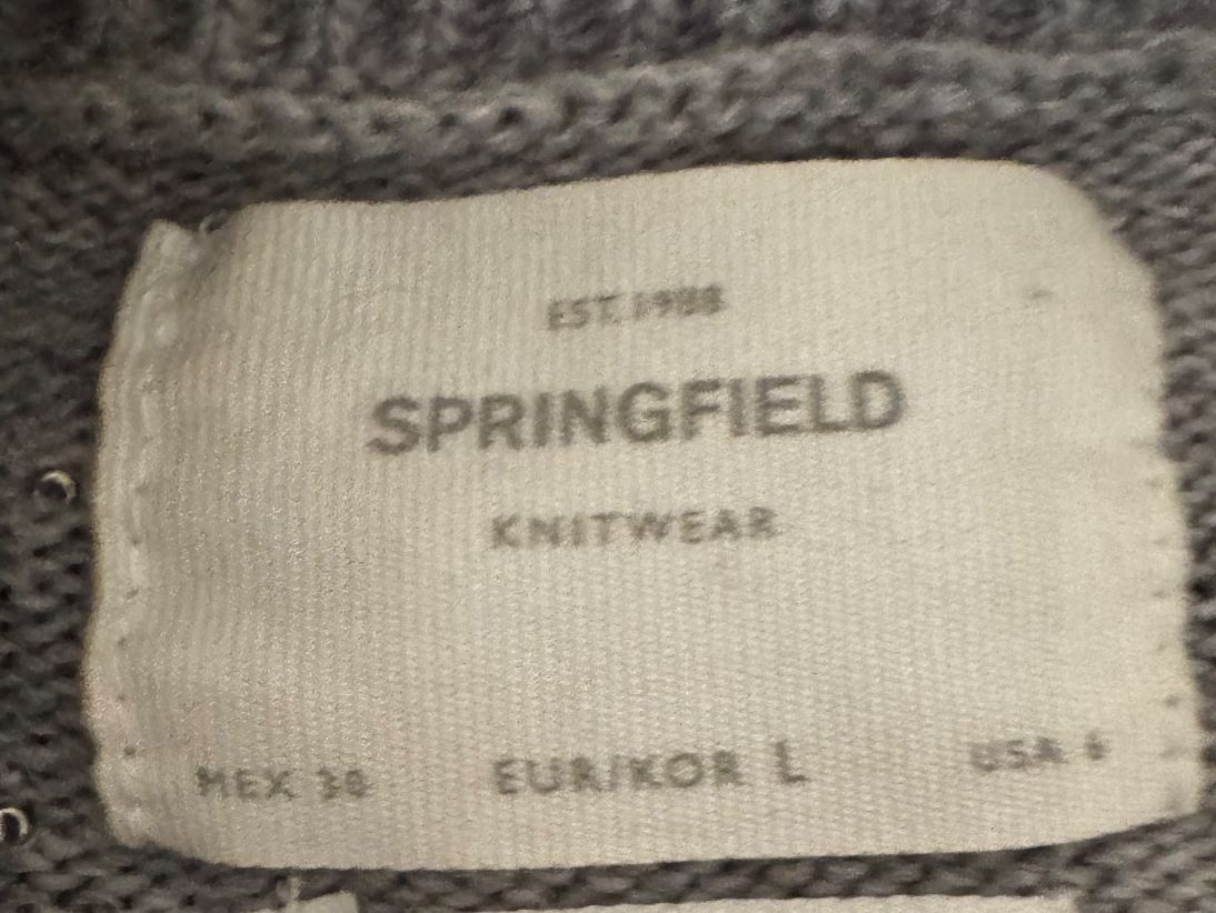 Pullover & Sweatshirts: Pull Springfield Gris Perles Taille L Hiver Chaud – Gebraucht aus Martigny von ber_tdz7 1